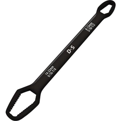 Chromium Vanadium Steel Double-Head Ratchet Wrench 8-22mm Universal Spanner Screw Nuts Wrenches Hand Tools Repairing Car Bicycle