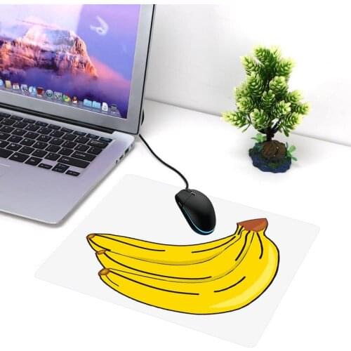 Mairuige Hot Sale Fruit Banana Cartoon Mouse Pad Keyboard Gaming Mousepad Small Size Mats22X18/25X20/25X29