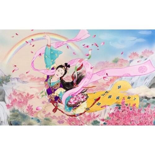 Custom picture high quality Art Needlework 14CT Canvas Unprinted Handmade Embroidery Aida Cross Stitch Kit DIY Home Decor