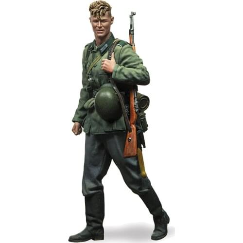 1/35 Scale German Defence Force Soldier Miniatures Modelling Unpainted DIY Assembling Static Resin Figure Model Kits
