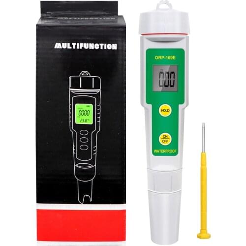 ORP-169E Waterproof ORP/Redox Meter High Quality ORP meter Water Quality tester for Hydrogen Generator 40%off