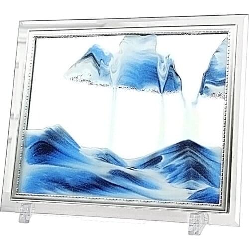 Landscape Quicksand Painting Glass Crafts Hourglass Decompression Daze Creative Ornaments Kill Time Toys Desktop Ornaments