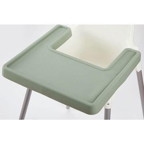 Food Grade Washable Silicone Mat Baby Feeding Placemat High Chair Tray table Mat Silicone placemat
