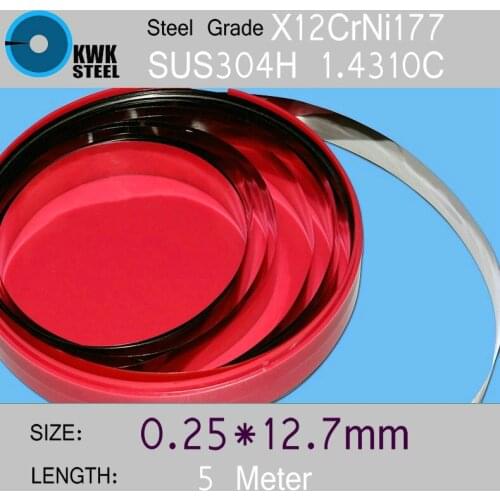 Stainless Steel Strips 0.25*12.7*5000mm in Coil for Molds Distance Washer High Precision Parts Coiled Silicon Steel Sheet