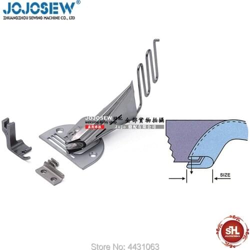 A10 103 8700 7300 Thick material sewing machine Edger assembly edge pull cylinder pressure foot binding head