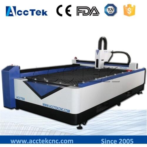 4 by 8 feet size 1325 fiber laser cutting machine with 300W 500W Raycus laser source