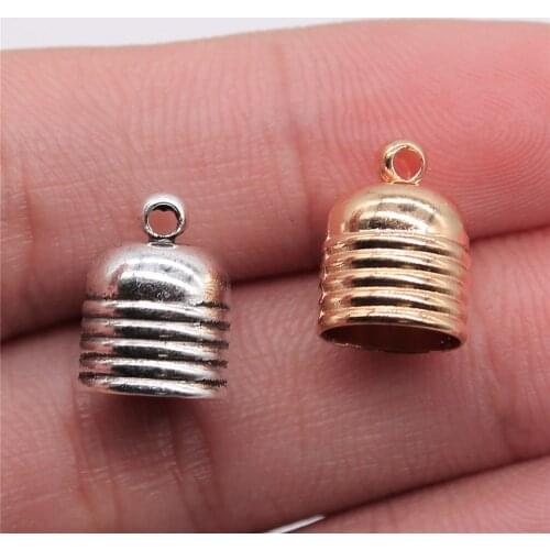 Tristana 20pcs 13x10x10mm Bead Tassel End Caps Tassel End Caps Connectors Tassel End Caps Bead