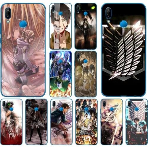 13DD Anime Japanese attack on Titan Soft Silicone Cover for Huawei P9 P10 P20 P30 Lite mate 10 20 PRO lite p smart 2019 case