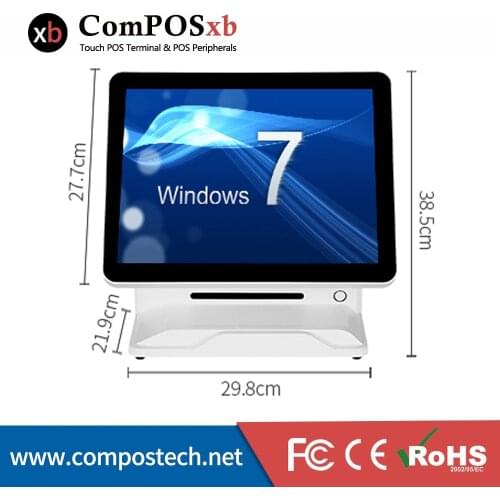 15'' Touch Screen All in One POS System/Cash Register/Cashier POS Machine Hot All in One PC POS Terminal