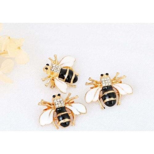2020New 50Pcs Mini Fashion Bee Brooch For Women Brooch Pin Brooches For Jewelry Wholesale JC11