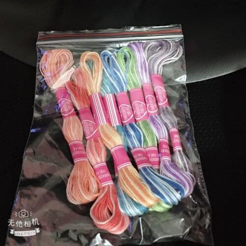 8pcs Anchor Similar dmc embroidery floss Cross Stitch Cotton Embroidery Thread Floss Sewing Skeins Craft