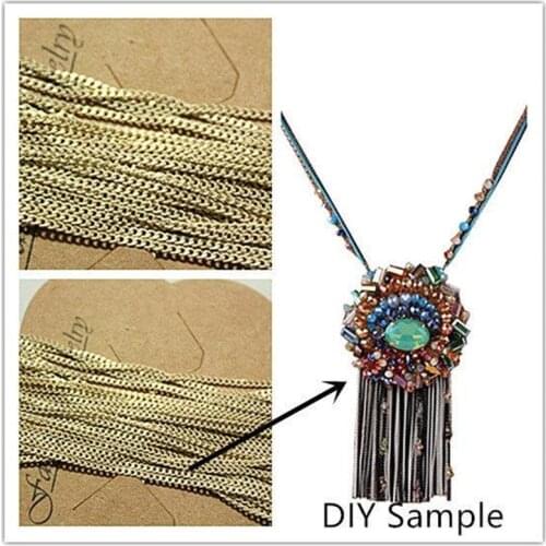 5Meters Light Yellow Thin Curb Chain On Brass, 1.2mm Bracelet Necklace Thin Chain,Tassel Chain,Anti-Tarnihs Top Quality Y39