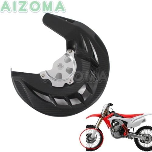 Black Motocross Front Brake Disc Cover Protective Guard for Kawasaki KLX125 KLX250 KLX150S 2008-2016