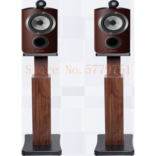 1 Pair Bookshelf Speaker Tripod Lifting Surround Frame Home Theater Audio Floor Stand Wooden Speaker Stand