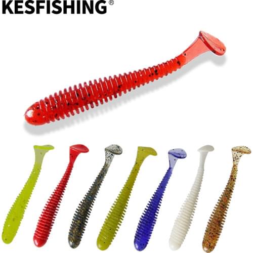 KESFISHING RING SHAD 50mm Fishing Lures Soft Baits Trout Lure Pesca Iscas Artificiais Carp Fishing Tackles Spinner Baits Flash