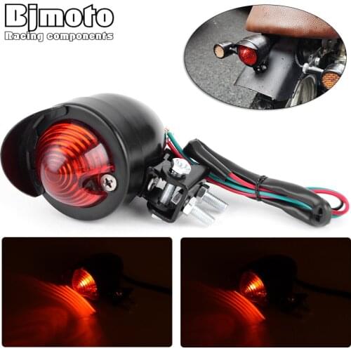Motorcycle LED Tail Brake Signal Light Bracket Holder For Sportster Bobber Chopper Custom Motorbikes