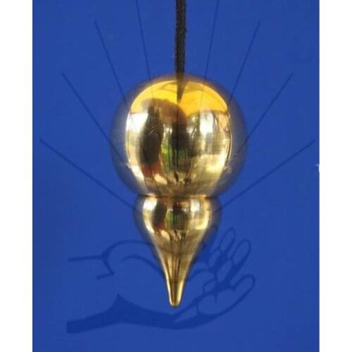 Metal Dowsing Pendulum for Reiki Healing Divinatio Copper Pendent Spiritual Wicca Men Amulet Screw Shape Pendule Radiestesia