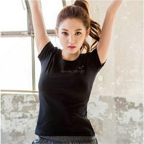 Fashion women short sleeeve T-shirts O-neck tops Comfortable Breathable Absorb sweat Shirts Causal Slim Thin Tees Shirts Tops