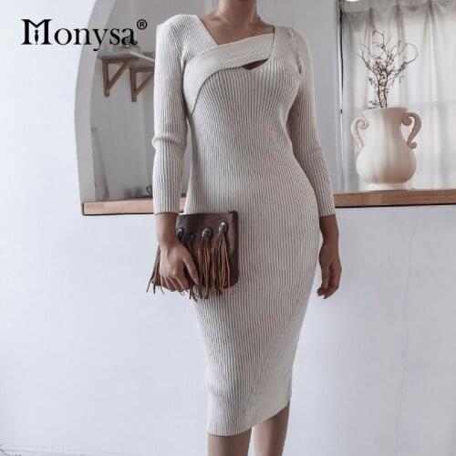 Модные обтягивающие платья Monysa China At AliExpress