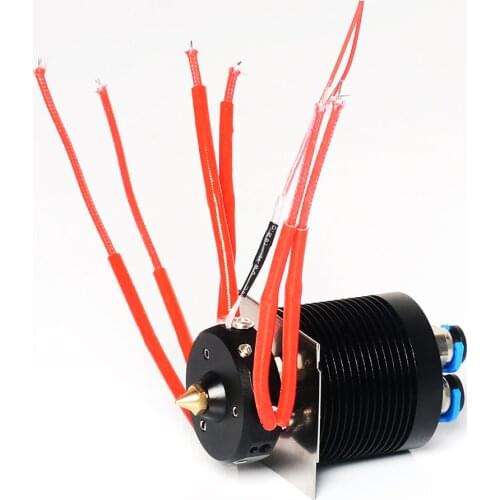 Geeetech 3 in 1 out Hotend Kit For A10T/A20T 3D Printer Avoid Clogging or Jamming 1.75mm Filament 0.4mm Nozzle Extruder