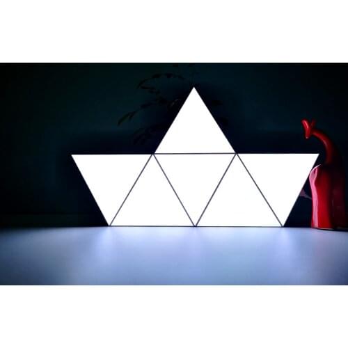 2021 New Product Free Shipping App Controlled Triangle Lamps Modular LED Night Lamp Quantum Lamp For Bedroom Wall Light