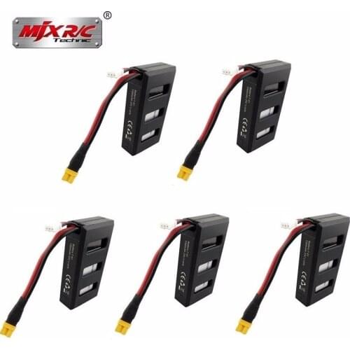 Original MJX Bugs 6 Battery 7.4V 1300mAh 25C Lithium Battery for MJX B6 Brushless RC Quadcopter Spare Parts Drone Lipo Battery