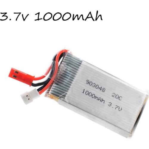 Original Lipo Battery For MJXRC x600 RC Helicopter Spare Parts 3.7V 1000mAh Drone battery 903048 1pcs