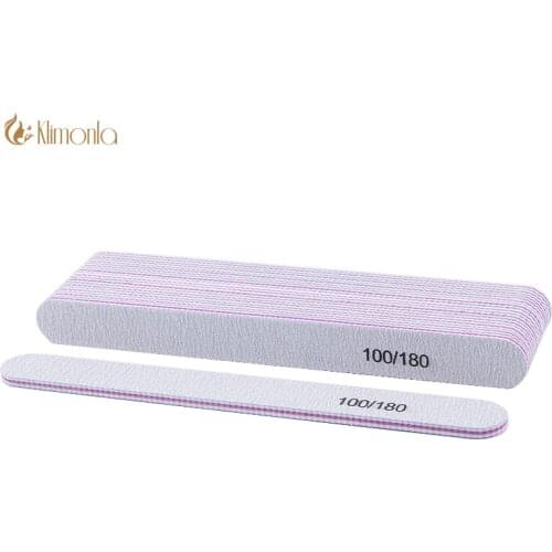 5pcs/lot Nail File Sandpaper Nail Polish Buffer Blocks For UV Gel 100/180 Manicure Pedicure Finger Care Nail Art Beauty Tools