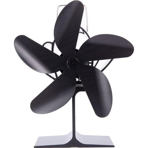 SF101G Thermal Power Fireplace Heater Five Blades Fireplace Heating Fan Efficient Air Heater Low Noise Fan