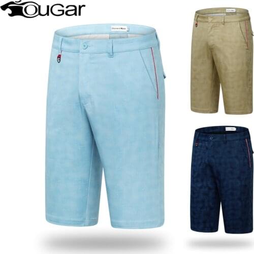 2020 new summer mens Golf Knee length shorts male elastic slim Breathable quick-drying Golf sports shorts Sportswear size 30-38