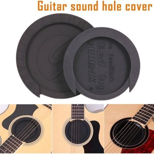 3 Sizes Silicone Classic Guitar Buster Sound Hole Cover Noise Reduction Buffer Guitarra Block Stop Sound Buffer Plug