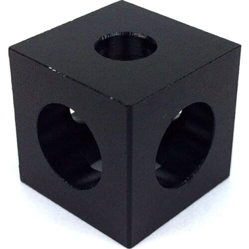 SWMAKER 6pcs*RepRap CNC ooznest OX CNC parts Three Way Cube Corner - V Slot Aluminium Linear Extrusion