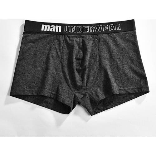 New Mens Underwear Boxers Combed Cotton Underwear for Men Comfortable Classical Boxers Cuecas Shorts Masculina Calzoncillos Hot
