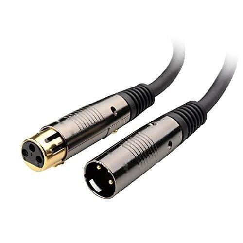 KUILONG High quality 4pcs/lot Extension Cable with Gold Plated XLR Male to Female Microphone Cable 30 Feet