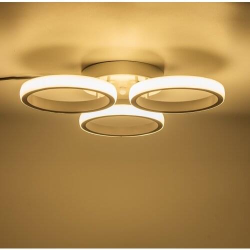 Indoor wall ceiling light with round and square smd led wall lamp AC110V AC220V white or black housing wall sconce