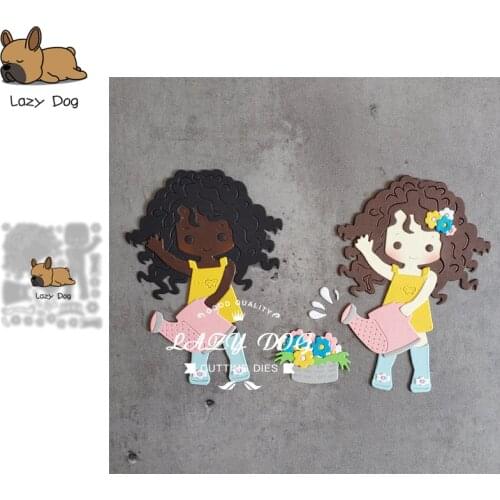 Water The flowers Easter Metal Cutting Dies Scrapbooking Stencil DIY Mold Craft Embossing Die Cuts Card Making New Dies For 2021