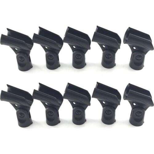 10 PCS microphone clips stand mount holder for shure SM57 58A 57A Wired Microphone NEW