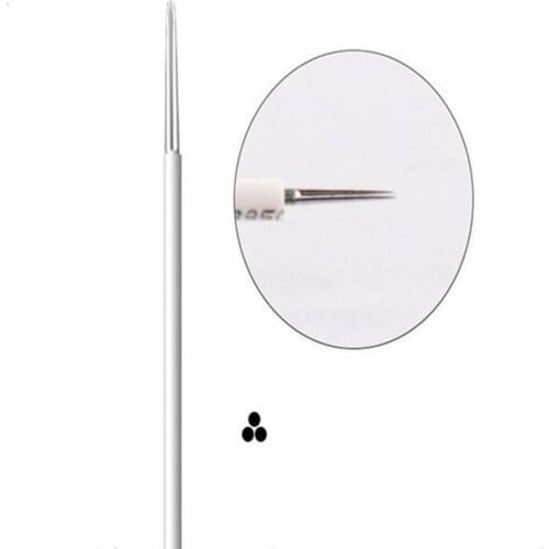 Hard type Tattoo Tools Handmade 3 Round Needles For Manual Pen Semi Permanent Makeup Manual Fog Pen Needle Eyebrow New Design