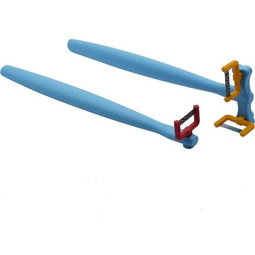 10pcs Dental Orthodontic Interproximal Enamel Reduction Automatic Strip 15 HD To 90 HD Interproximal Enamel Reduction Handle IPR