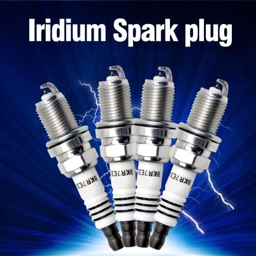 4pcs BKR7EIX 2667 Iridium Spark Plug For Polaris Porsche BMW Honda Volvo BKR7EIX-2667