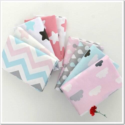 9pcs 40*50cm Nature Series Printed Cotton Fabric Diy Handmade Sewing Tissue Telas Para Patchwork Quilting Textile