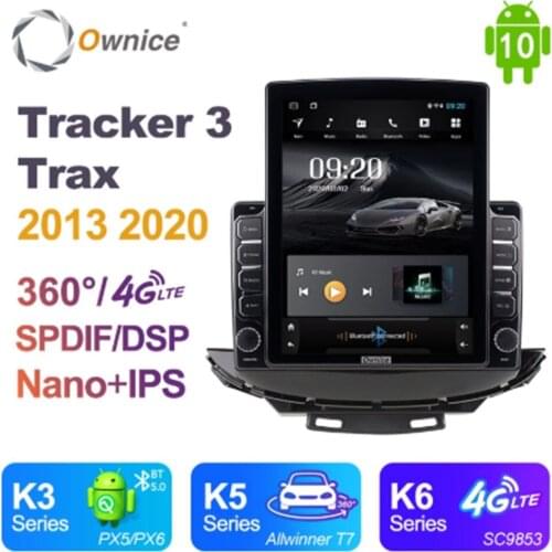 Ownice Android 10.0 Octa 8 Core Car Radio forChevrolet Tracker 3 Trax 2013 2020 GPS Multimedia Stereo PlayerTesla Style 4G LTE