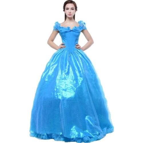 Noble European palace costumes Snow White dress from Movie Halloween play princess costumes for adults cosplay women