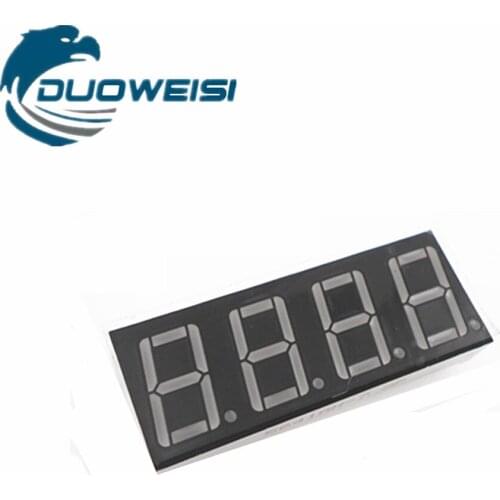 Digital tube 0.56 inch 4 digits symmetry/common yang red highlight digital display tube clock
