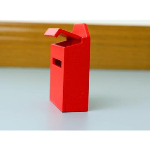 Dollhouse Wooden Mailbox Mail Post Box Miniature 1:12 Fairy Garden Furniture Accessory