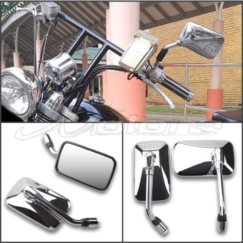 For Honda CA250 Steed 400 600 VLX Magna 250 750 Shadow 400 600 VT 750 NV 400 600 Motorcycle Rearview Mirror Side Mirrors