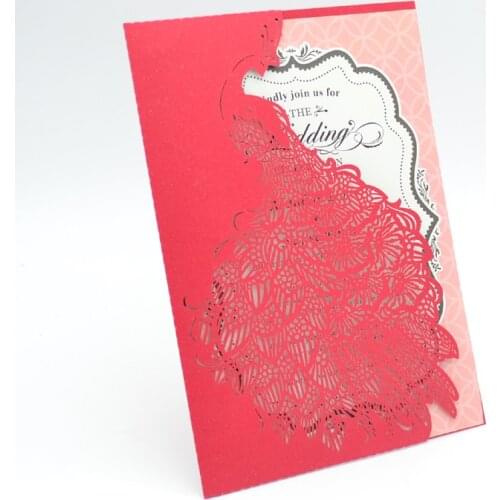 Peacock wedding card, peacock feather lace ivory invitation ,elegant lase cut invitation card
