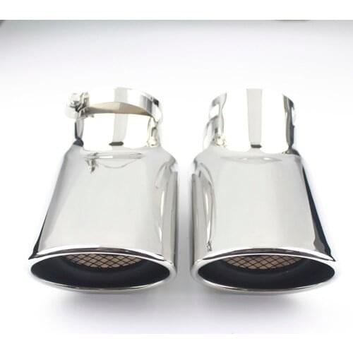 Racing Modified Car Exhaust End Pipe Muffler tail Tips Stainless Steel tail throat Pipe For Land Rover 05-12 Range Rover