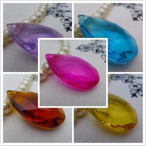 Pear shape crystal bead almond chandelier glass pendant 16/22/28/38 mm earring necklace diy accesory free shipping Angels Tears