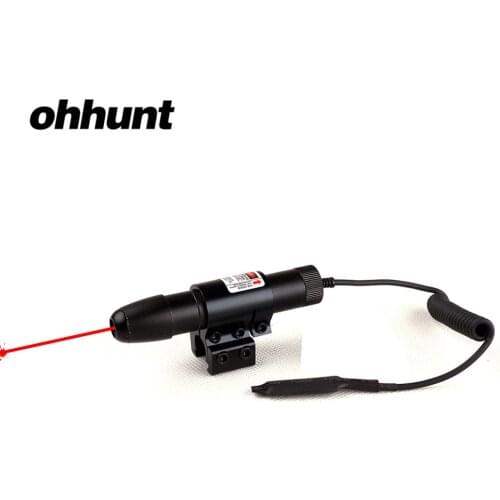 JouFou Hunting Tactical Red Green Dot Laser Sight Scope With Pressure Switch Fit 11mm 20mm Rail With Barrel Mount